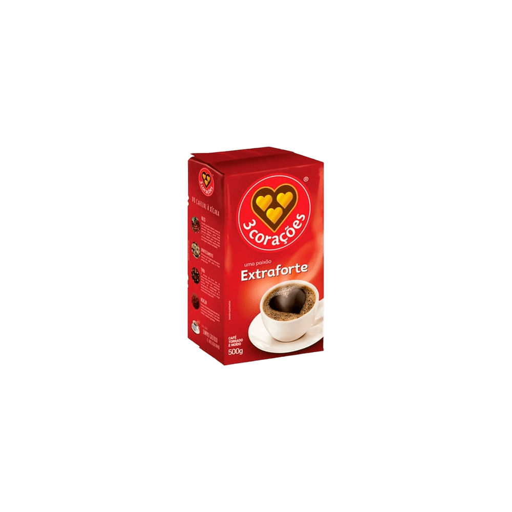 Café 3 Corações Extraforte 500g